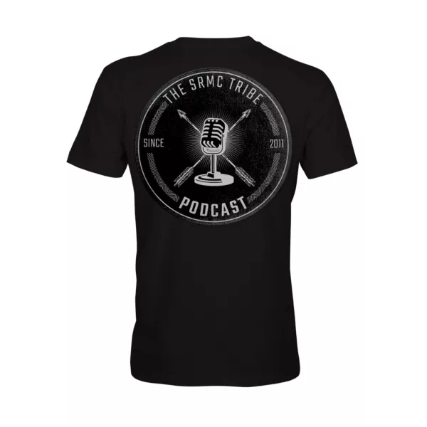 SRMC Tribe Podcast T-Shirt - Black - Image 2